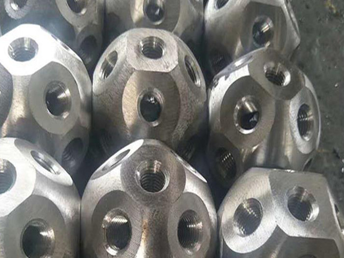 河池螺栓球网架杆件制作